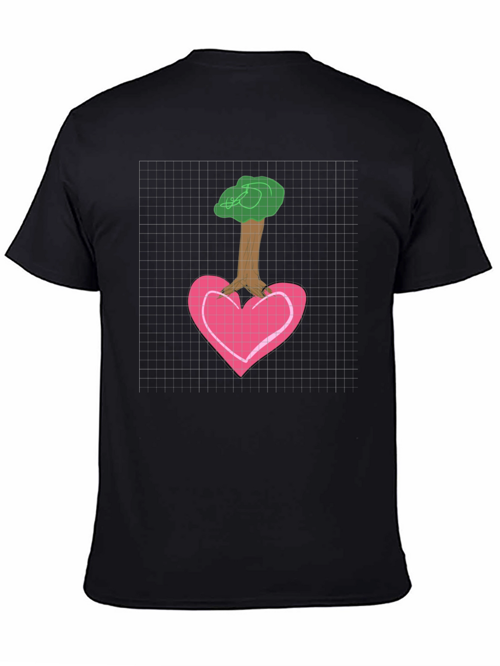 Heart Tree Graphic Tee - Love and Nature Shirt