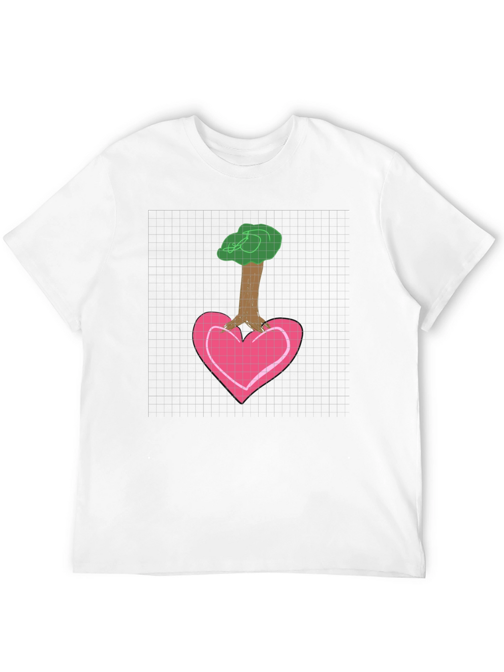 Heart Tree Graphic Tee - Love and Nature Shirt
