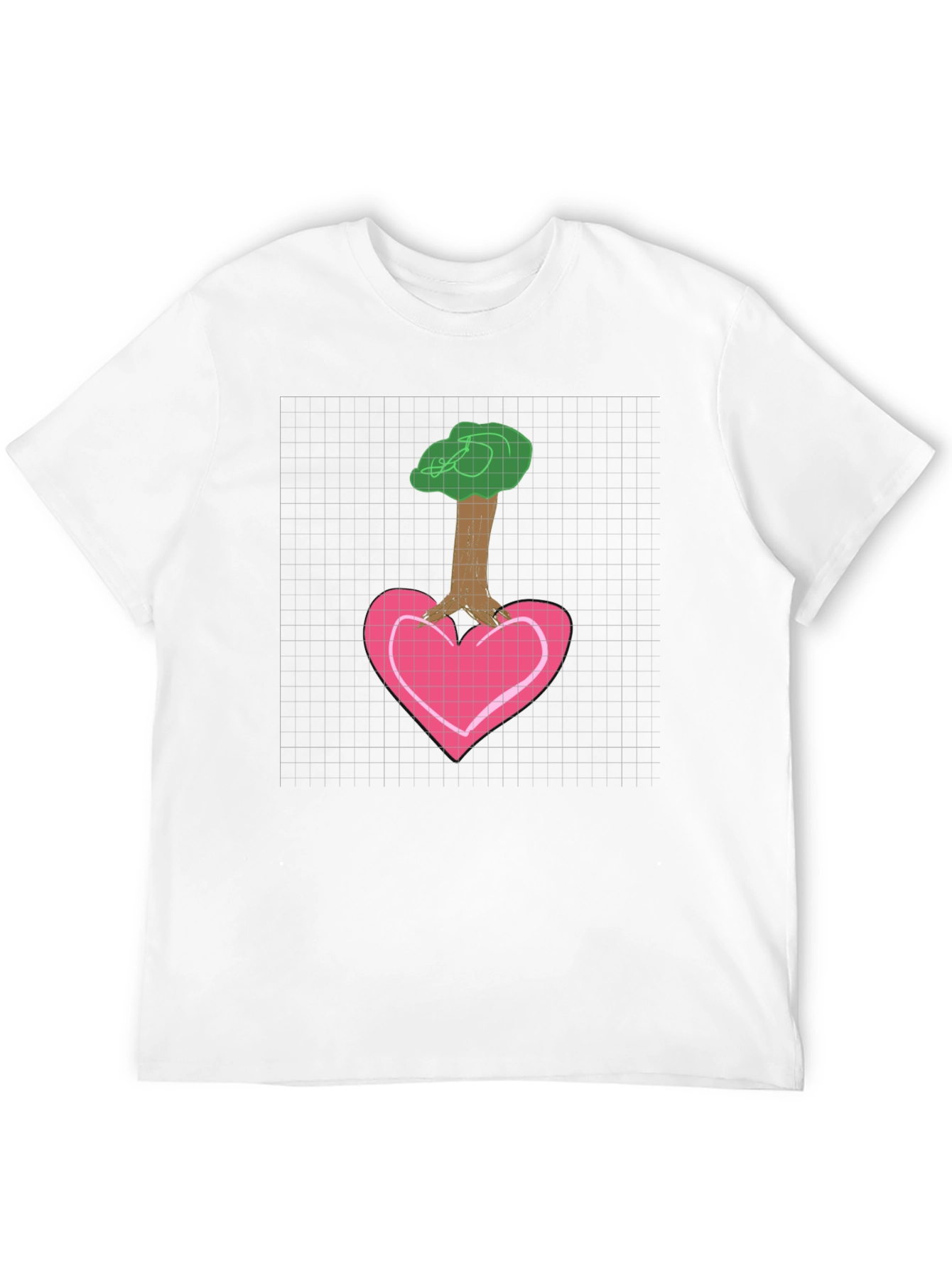 Heart Tree Graphic Tee - Love and Nature Shirt
