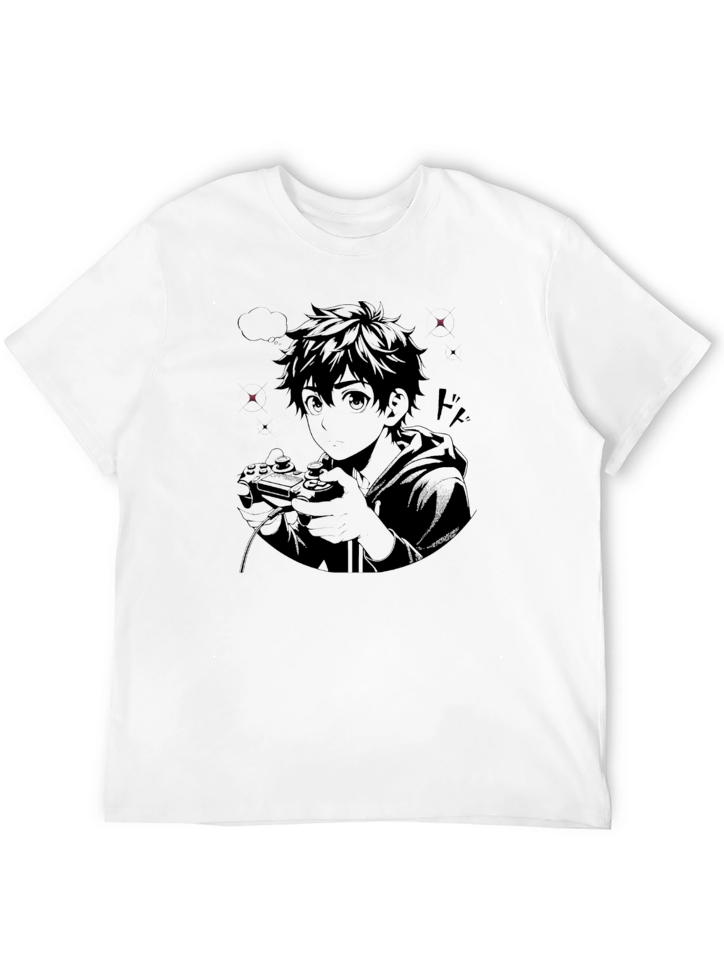 Anime Gamer Graphic Print T-Shirt