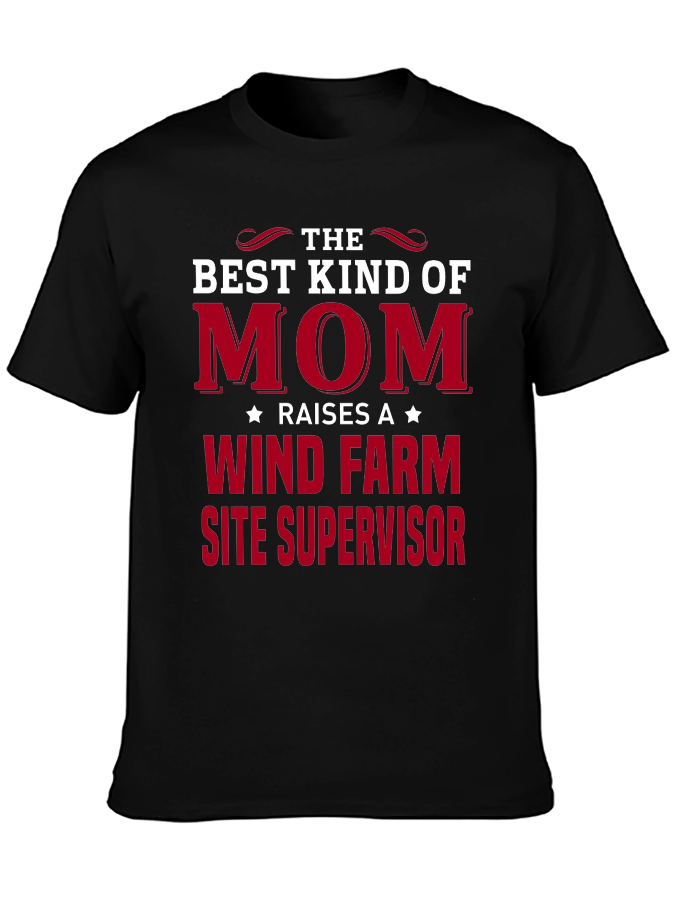 Best Kind of Mom Wind Farm Site Supervisor T-Shirt
