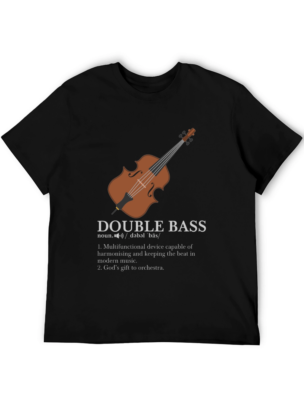 Double Bass Definition Graphic T-Shirt