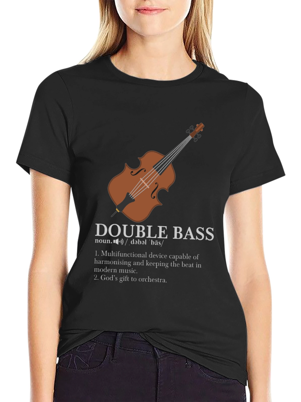 Double Bass Definition Graphic T-Shirt