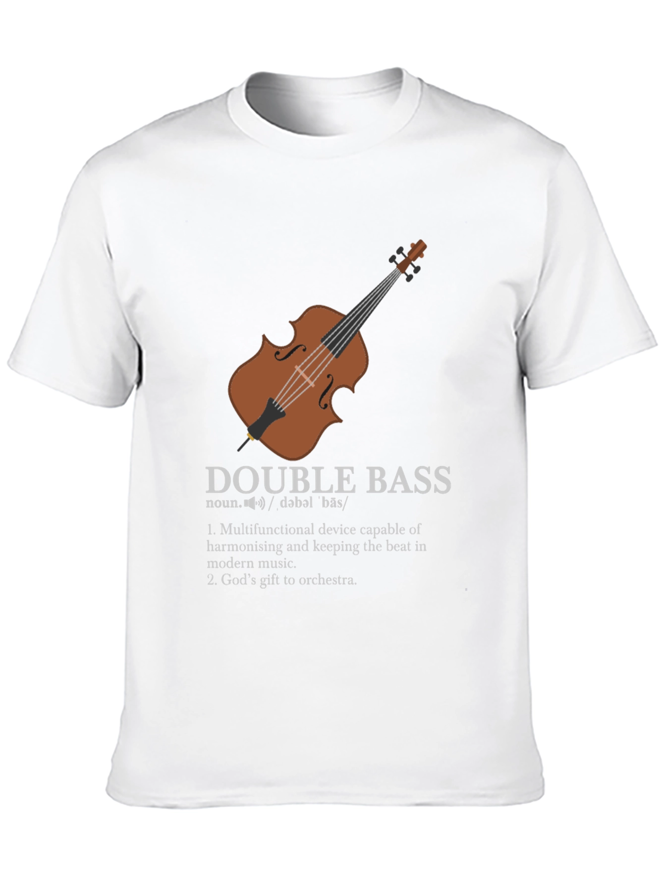 Double Bass Definition Graphic T-Shirt