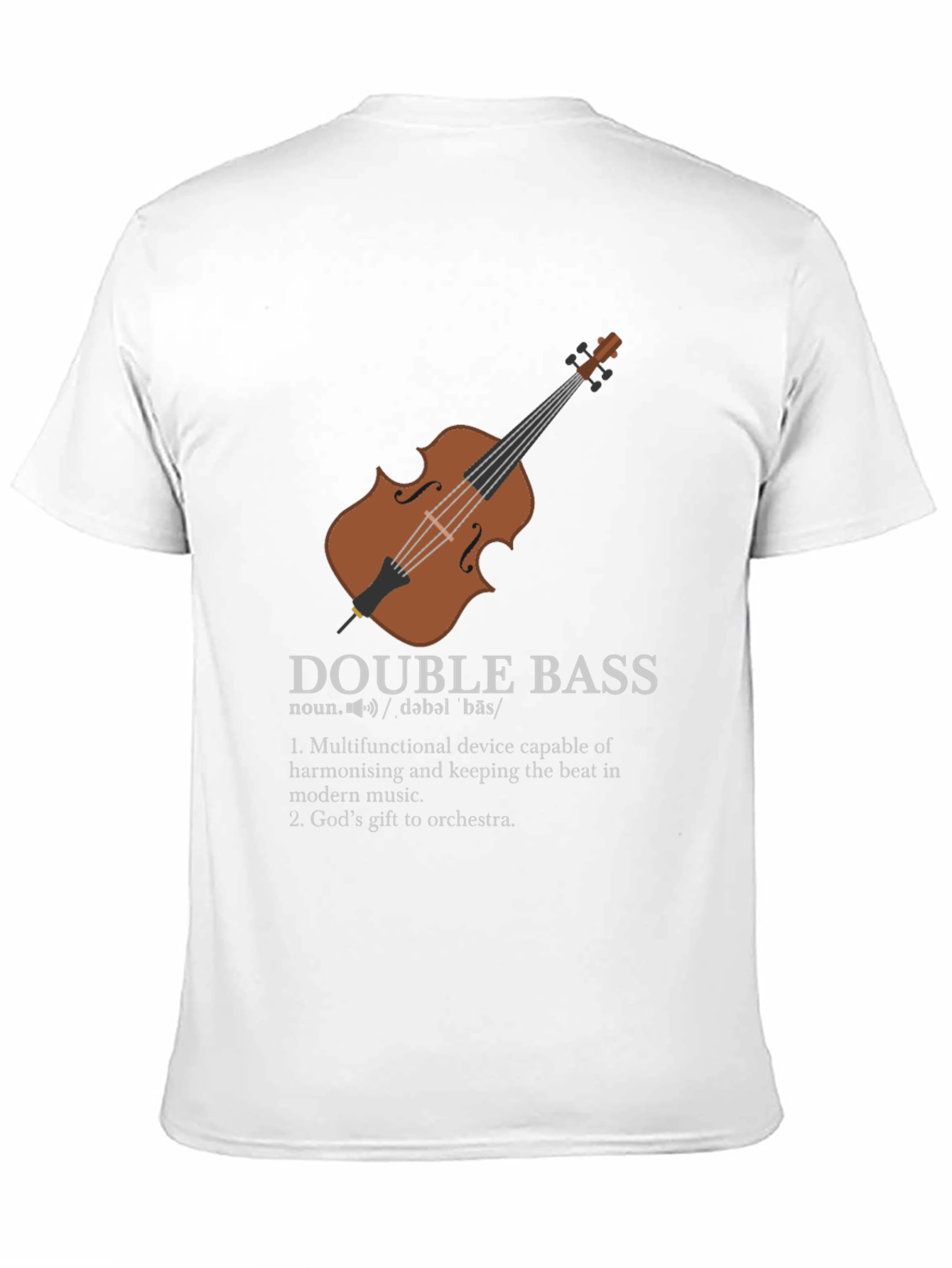Double Bass Definition Graphic T-Shirt