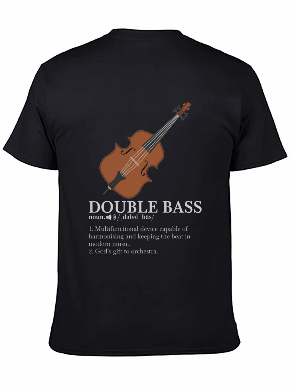 Double Bass Definition Graphic T-Shirt