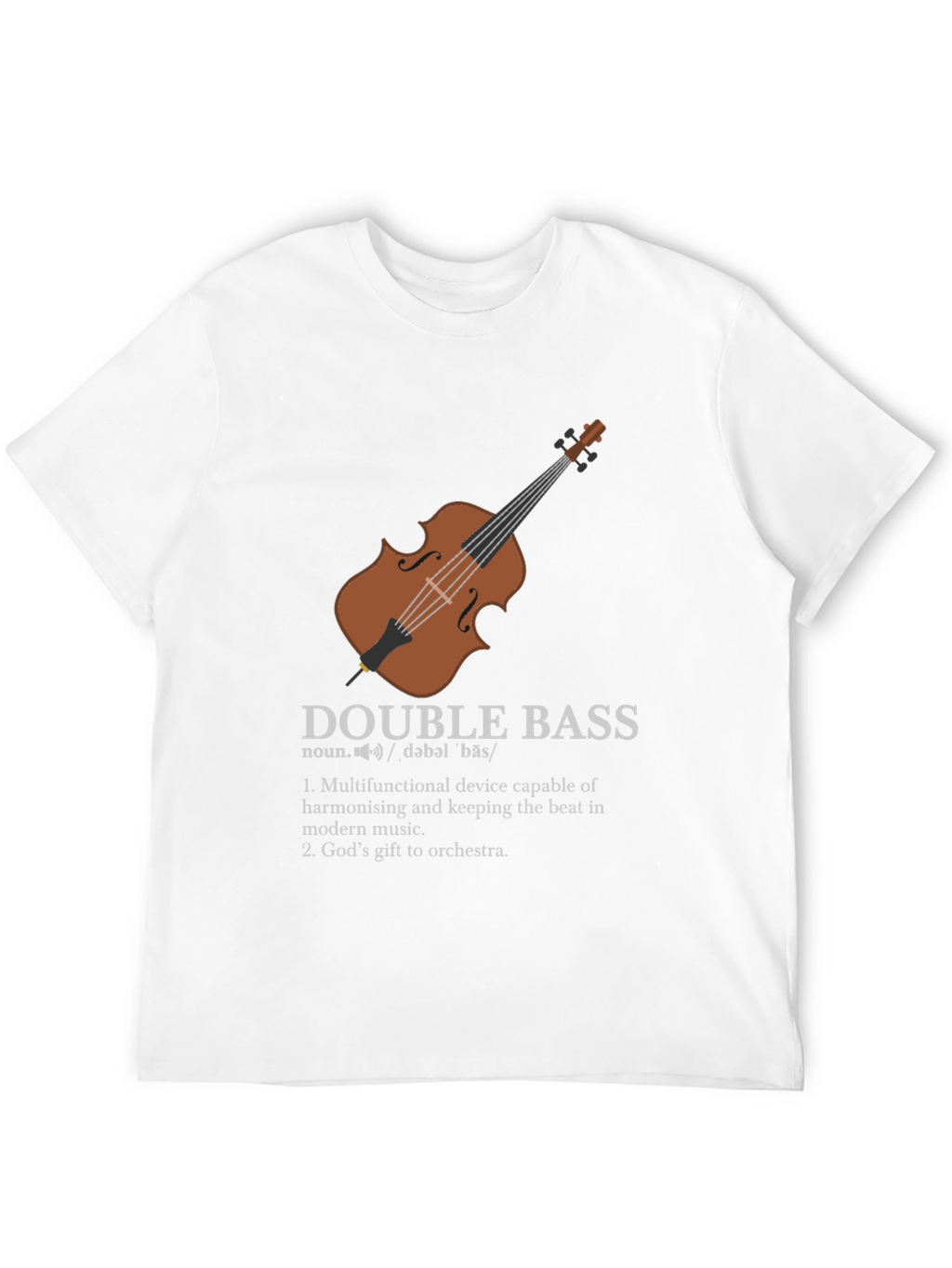 Double Bass Definition Graphic T-Shirt
