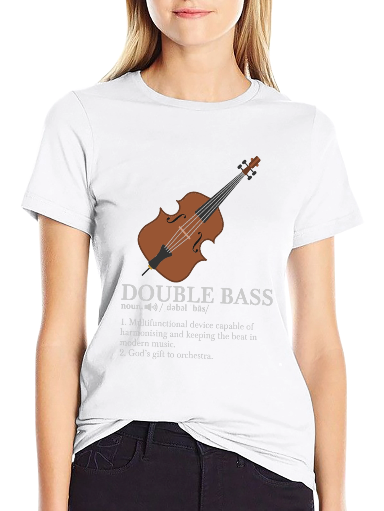 Double Bass Definition Graphic T-Shirt