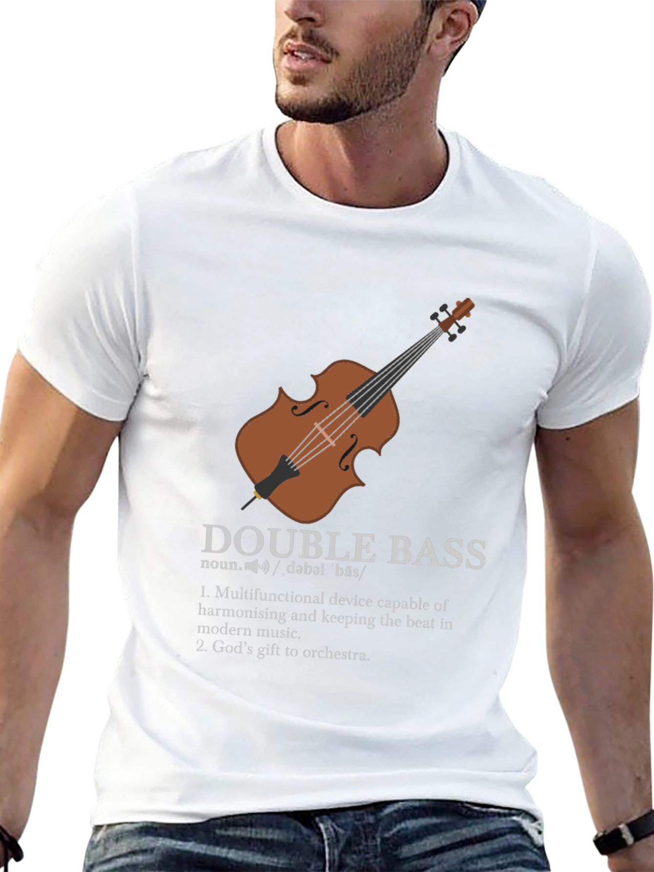 Double Bass Definition Graphic T-Shirt