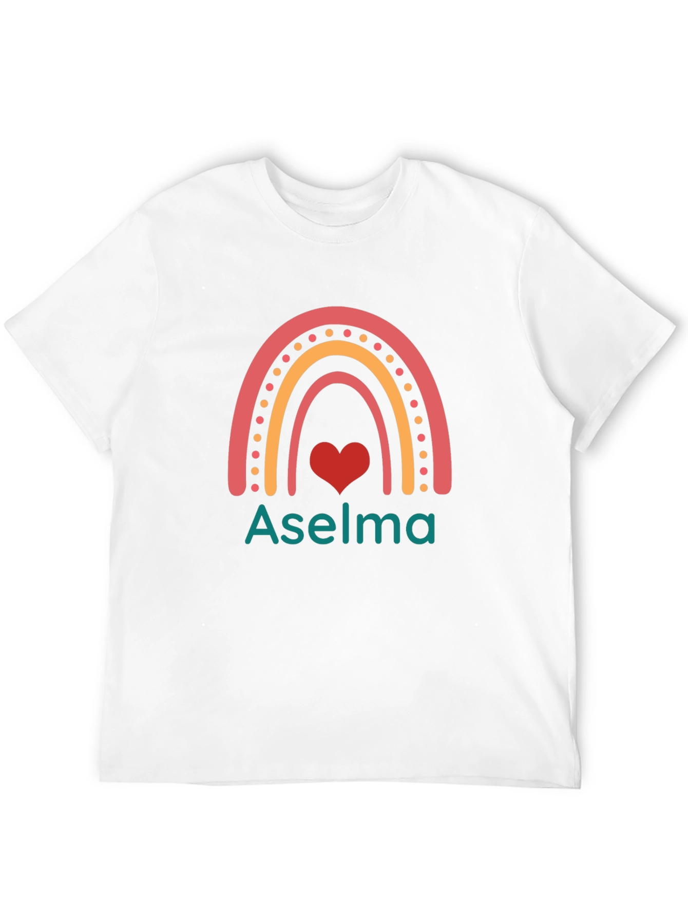 Aşelma Rainbow Heart T-Shirt