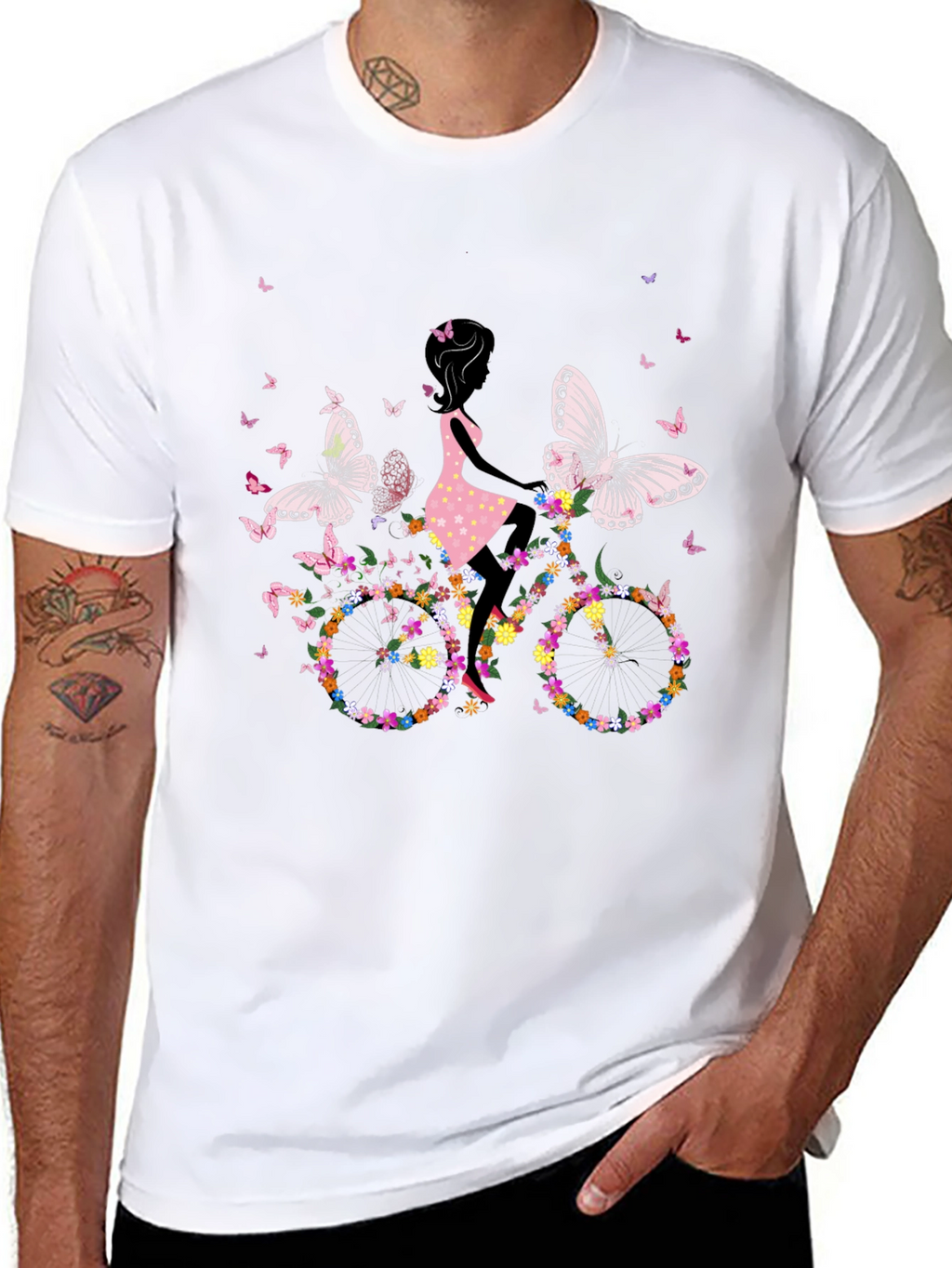 Butterfly Bicycle T-Shirt