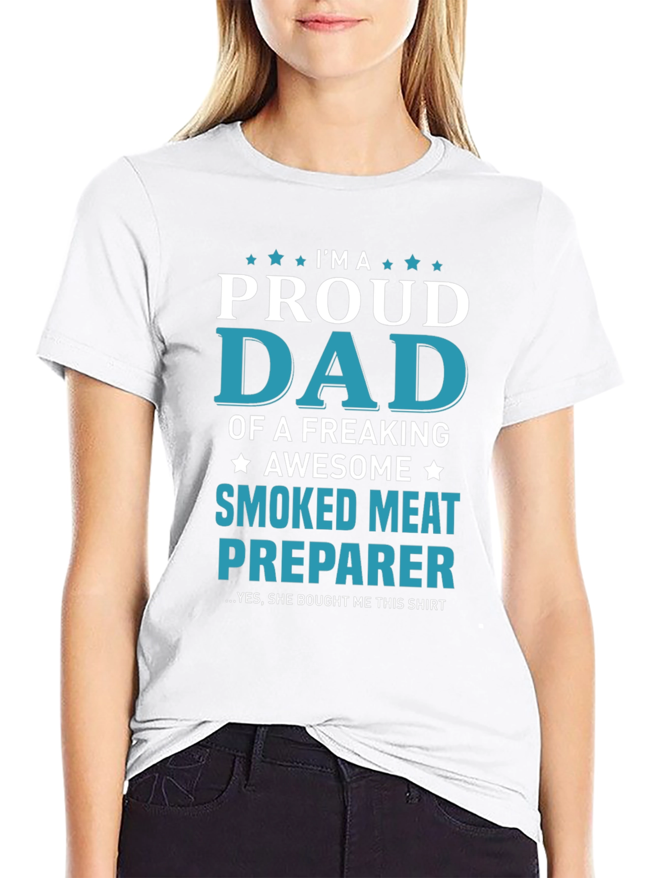 Proud Dad Smoked Meat Preparer T-Shirt