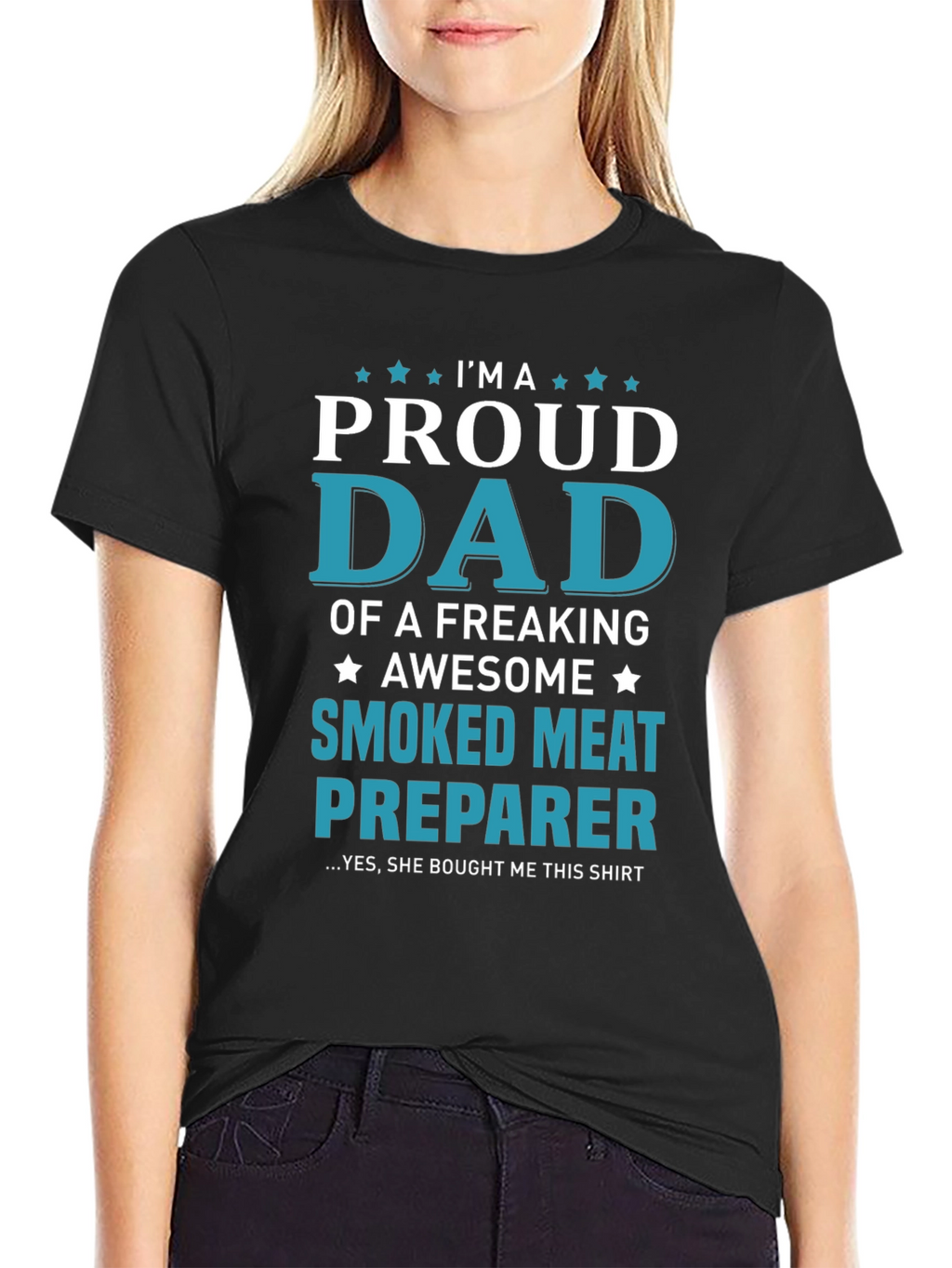Proud Dad Smoked Meat Preparer T-Shirt