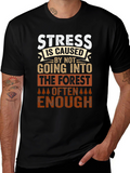 Forest Therapy T-Shirt: Stress Relief Design