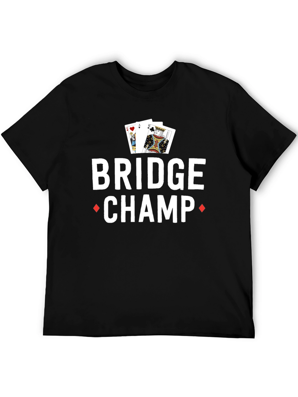 Bridge Champ Graphic Tee - Card Game T-Shirt