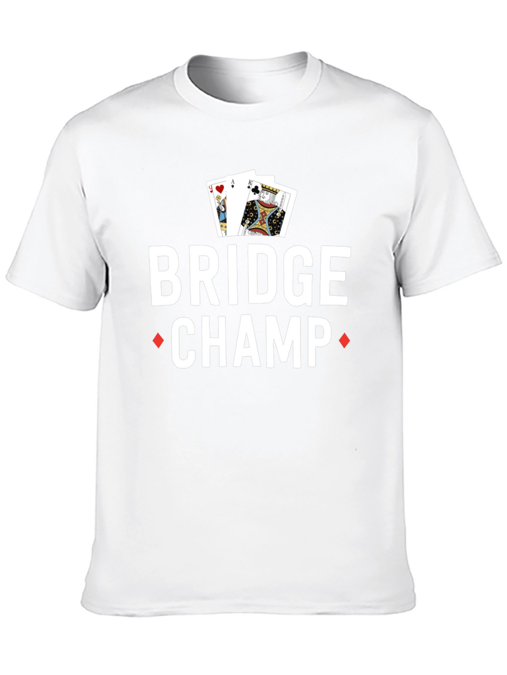 Bridge Champ Graphic Tee - Card Game T-Shirt