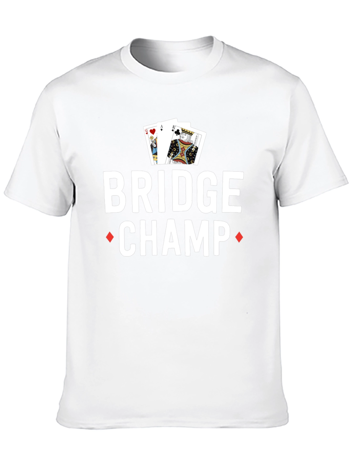 Bridge Champ Graphic Tee - Card Game T-Shirt