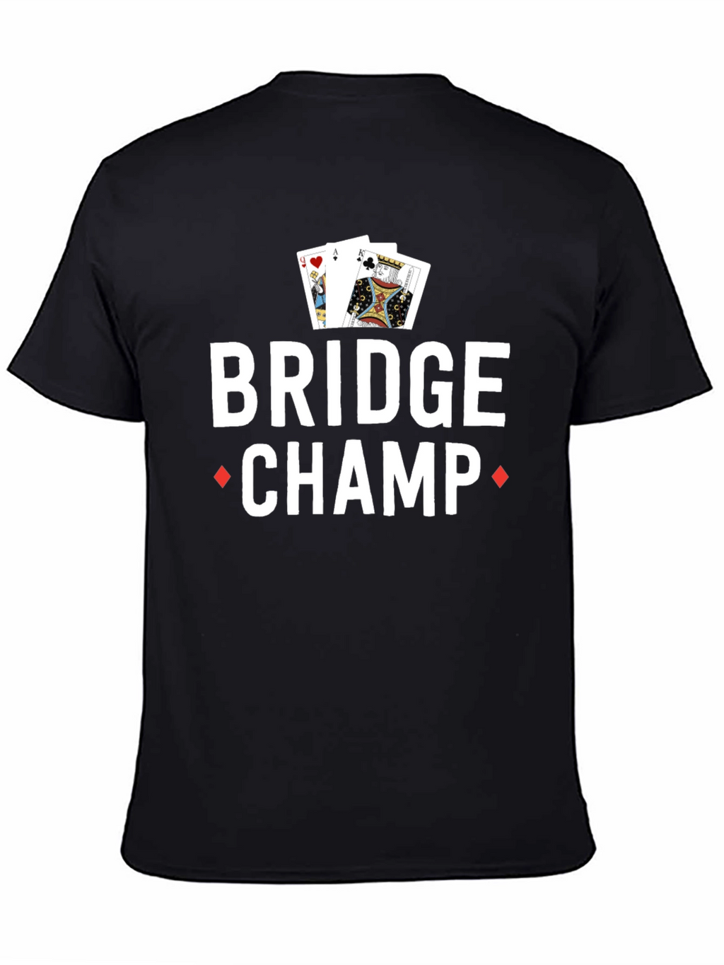 Bridge Champ Graphic Tee - Card Game T-Shirt