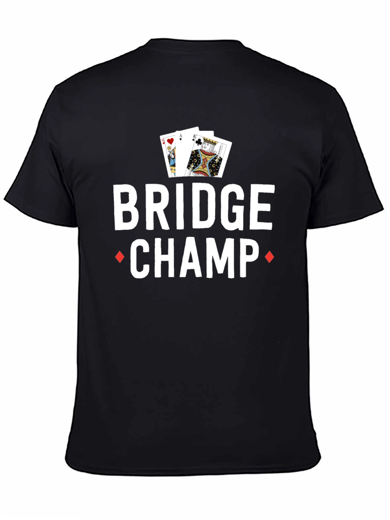 Bridge Champ Graphic Tee - Card Game T-Shirt