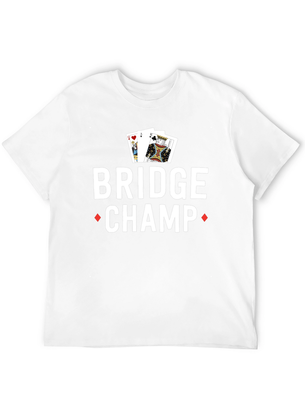 Bridge Champ Graphic Tee - Card Game T-Shirt