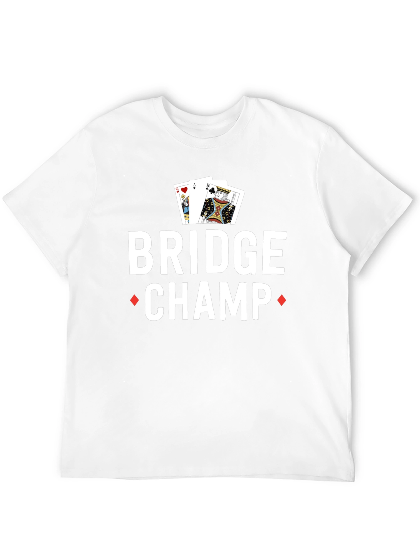 Bridge Champ Graphic Tee - Card Game T-Shirt