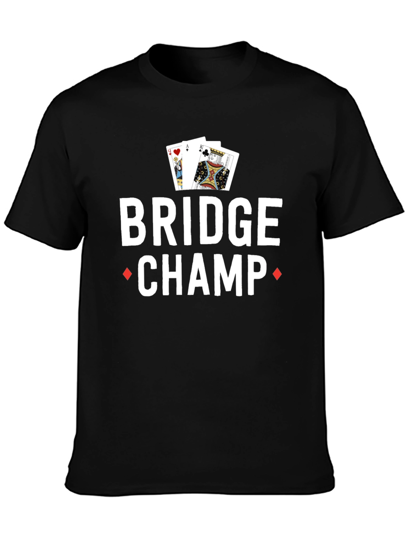 Bridge Champ Graphic Tee - Card Game T-Shirt
