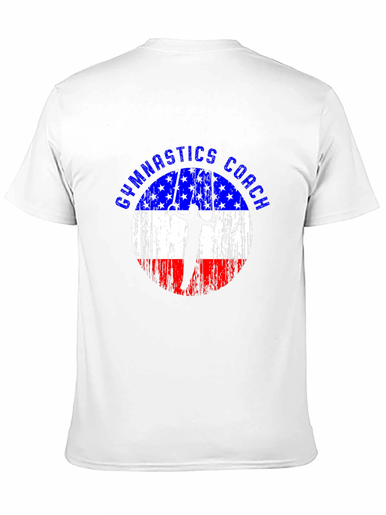 Gymnastics Coach USA Flag T-Shirt