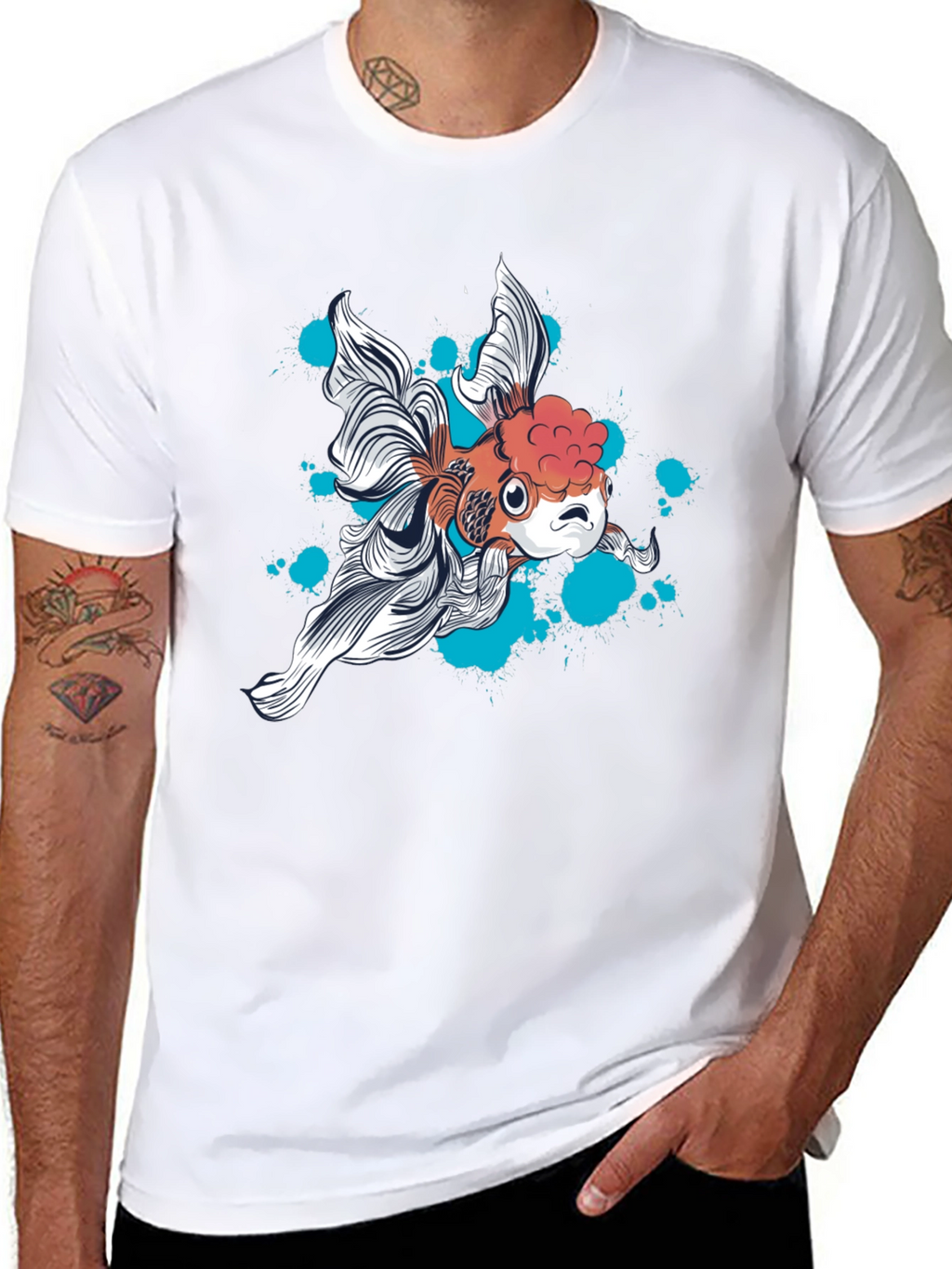 Goldfish Graphic Tee - Cool & Unique Design
