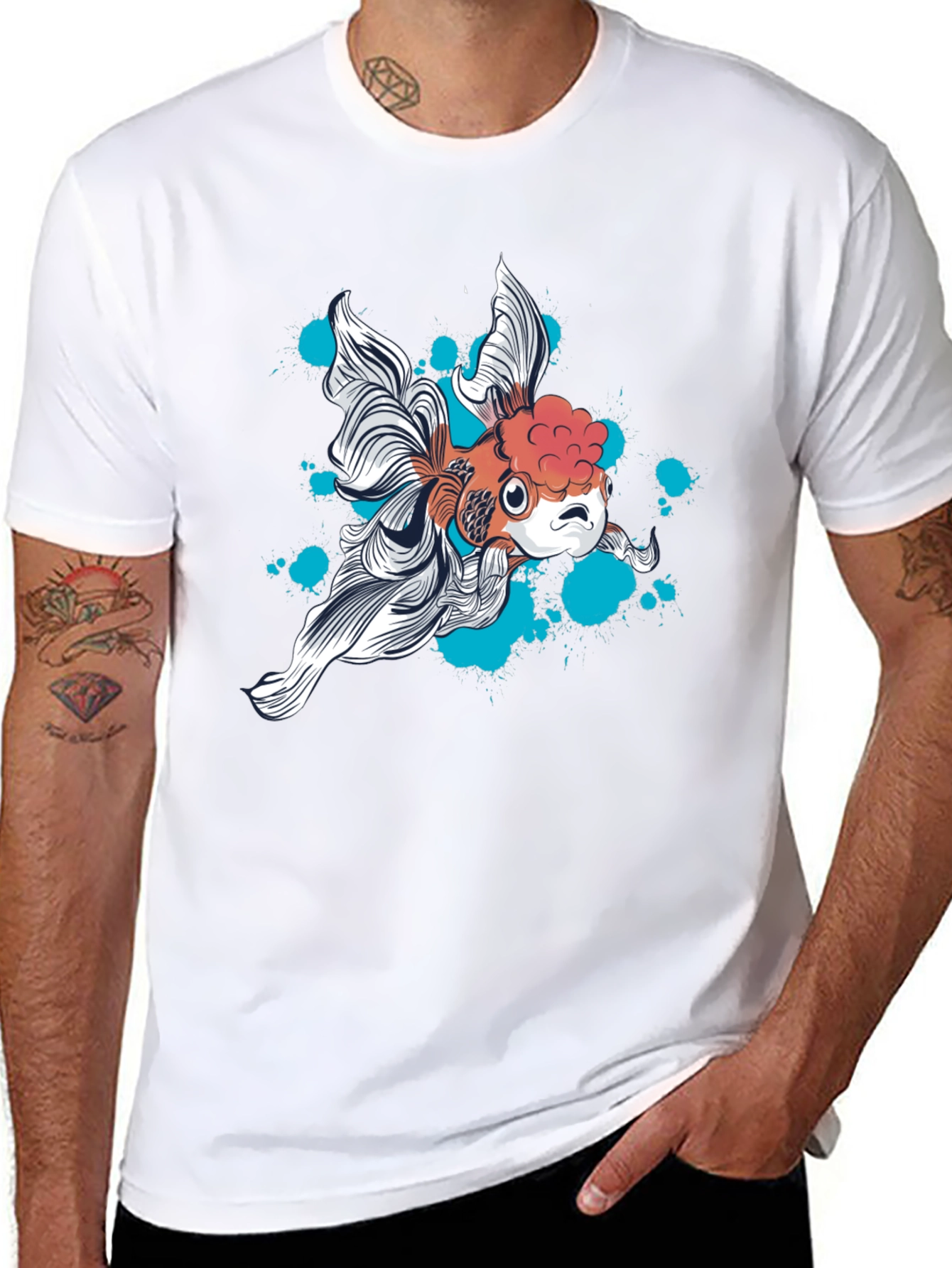 Goldfish Graphic Tee - Cool & Unique Design
