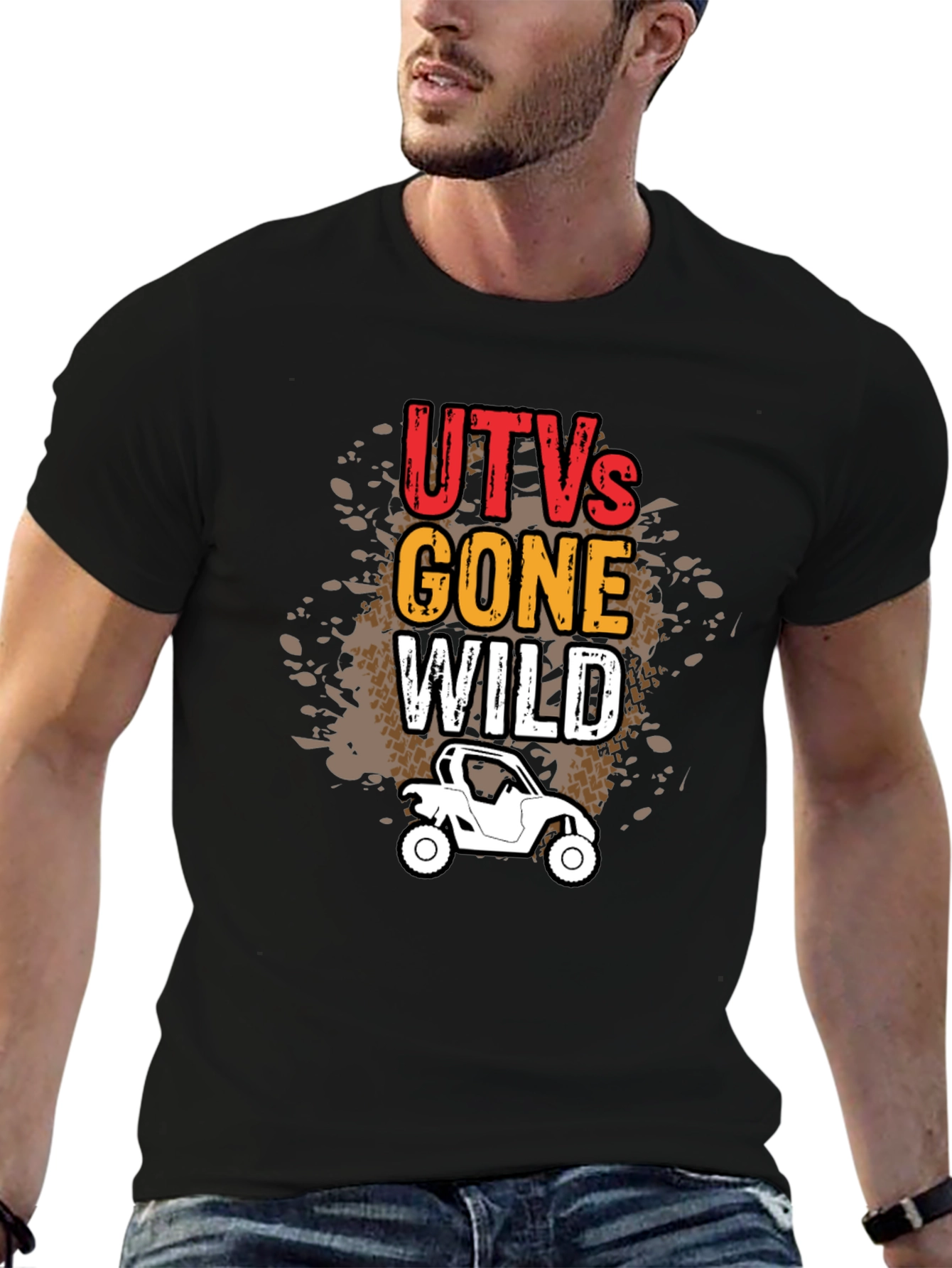 UTVs Gone Wild Black Graphic Tee