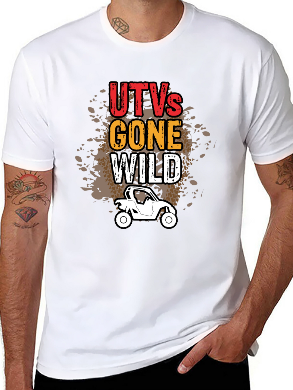 UTVs Gone Wild Black Graphic Tee