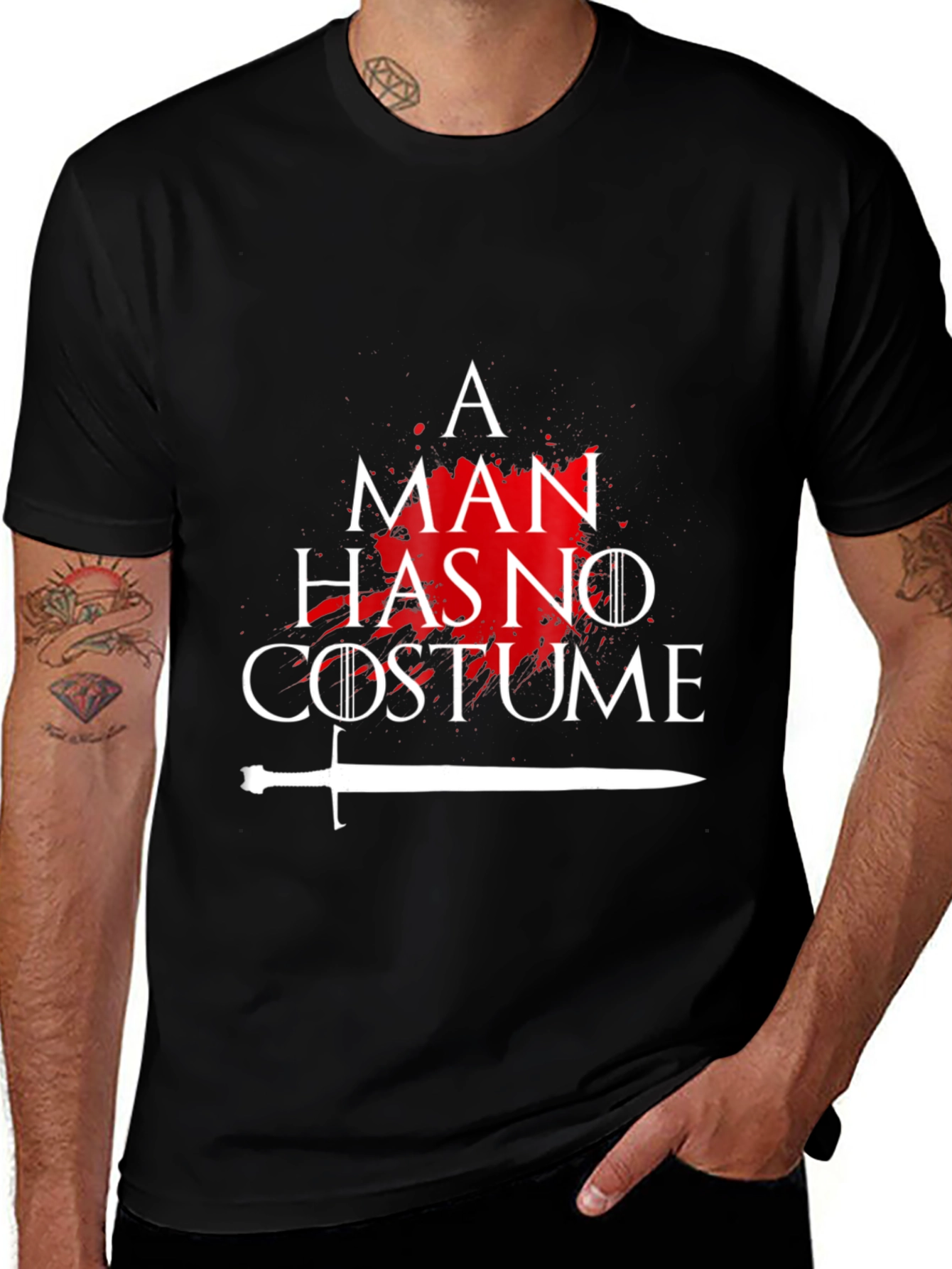 A Man Has No Costume Game Fan T-Shirt
