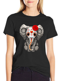 Elephant Sugar Skull T-Shirt