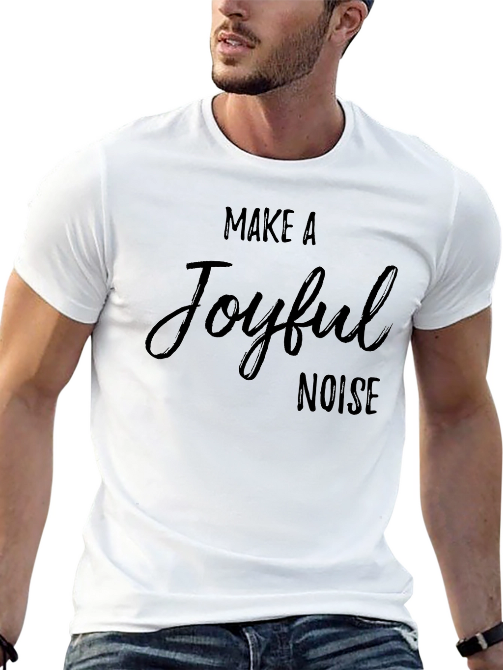 Joyful Noise Graphic Tee - Mens Black T-Shirt