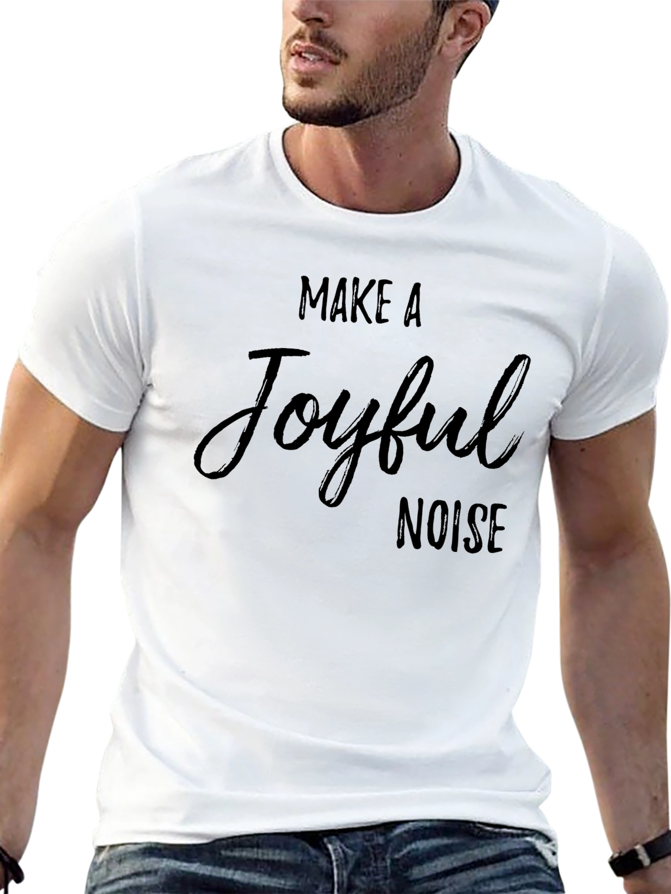 Joyful Noise Graphic Tee - Mens Black T-Shirt