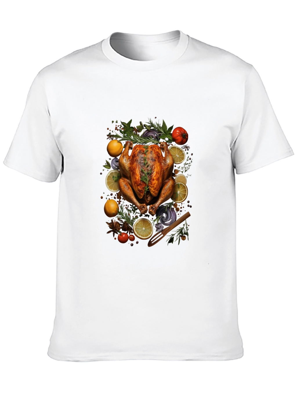 Thanksgiving Feast Black T-Shirt