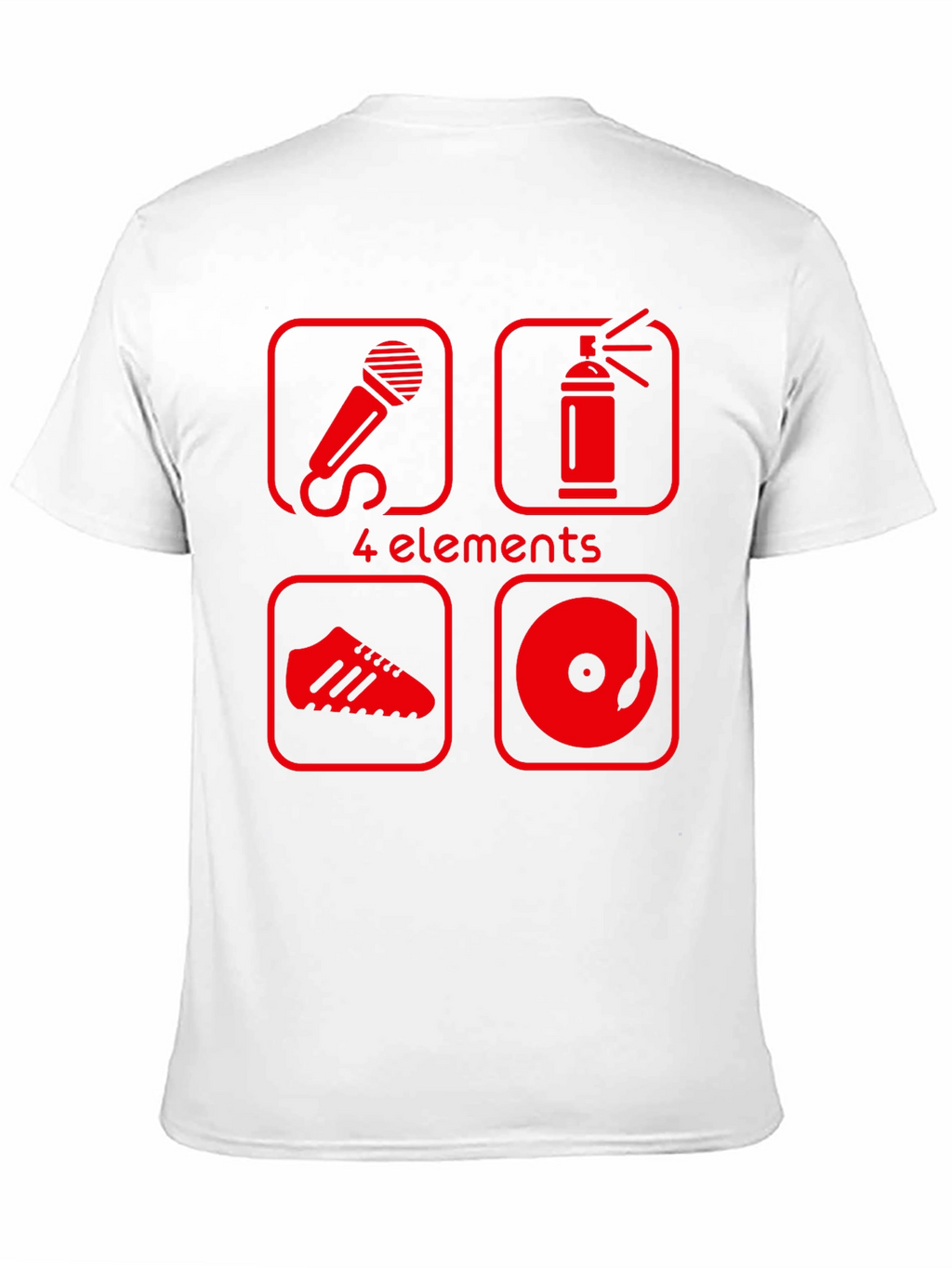 4 Elements Hip Hop T-Shirt - Black