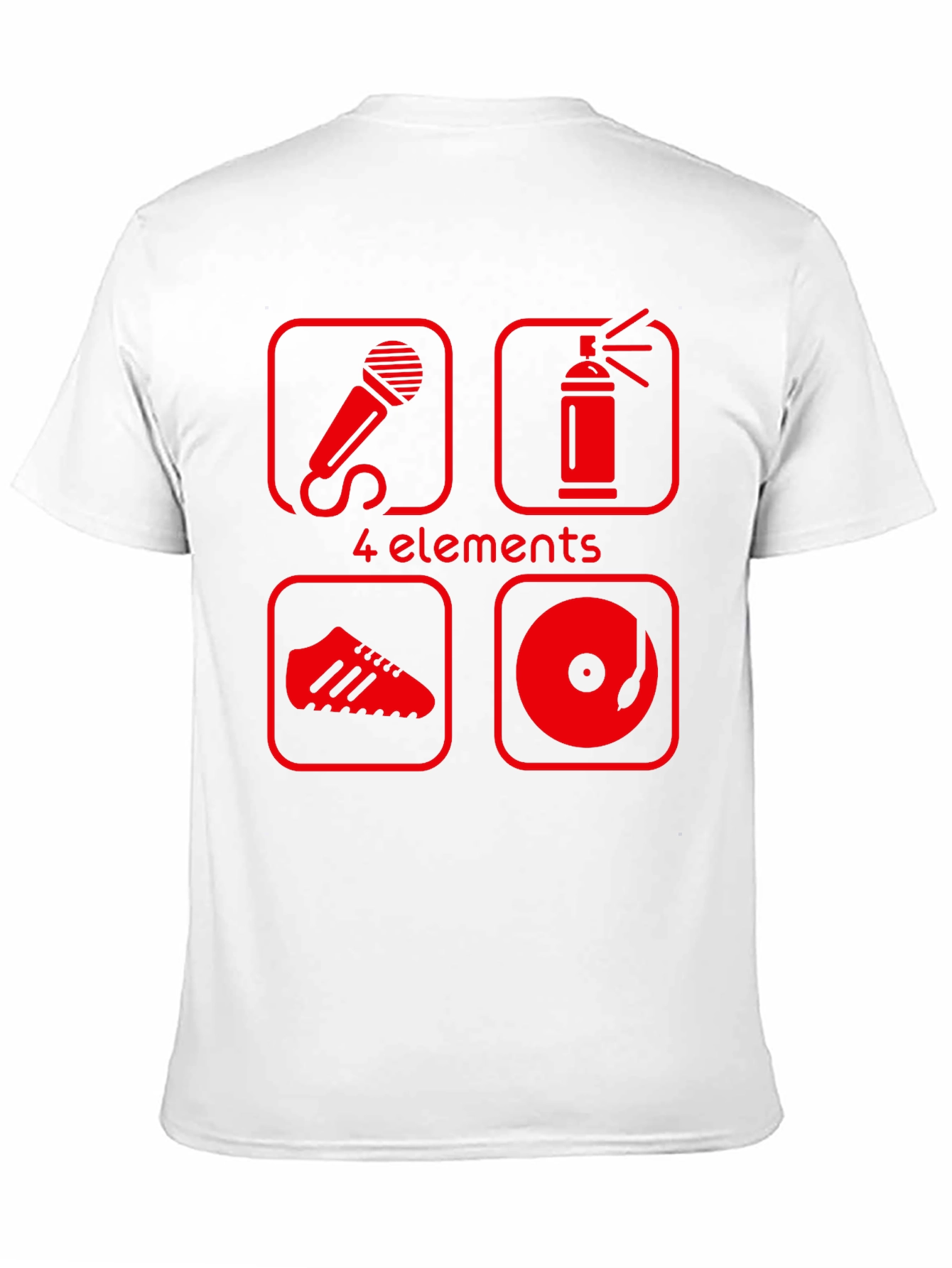 4 Elements Hip Hop T-Shirt - Black