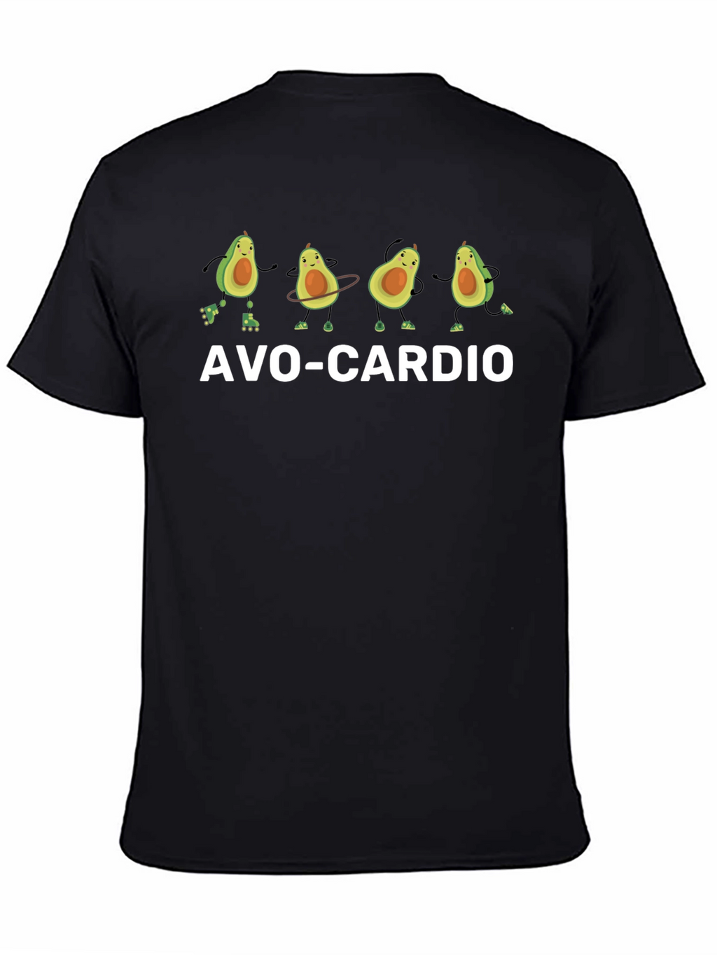 Avo-Cardio Black Graphic Tee