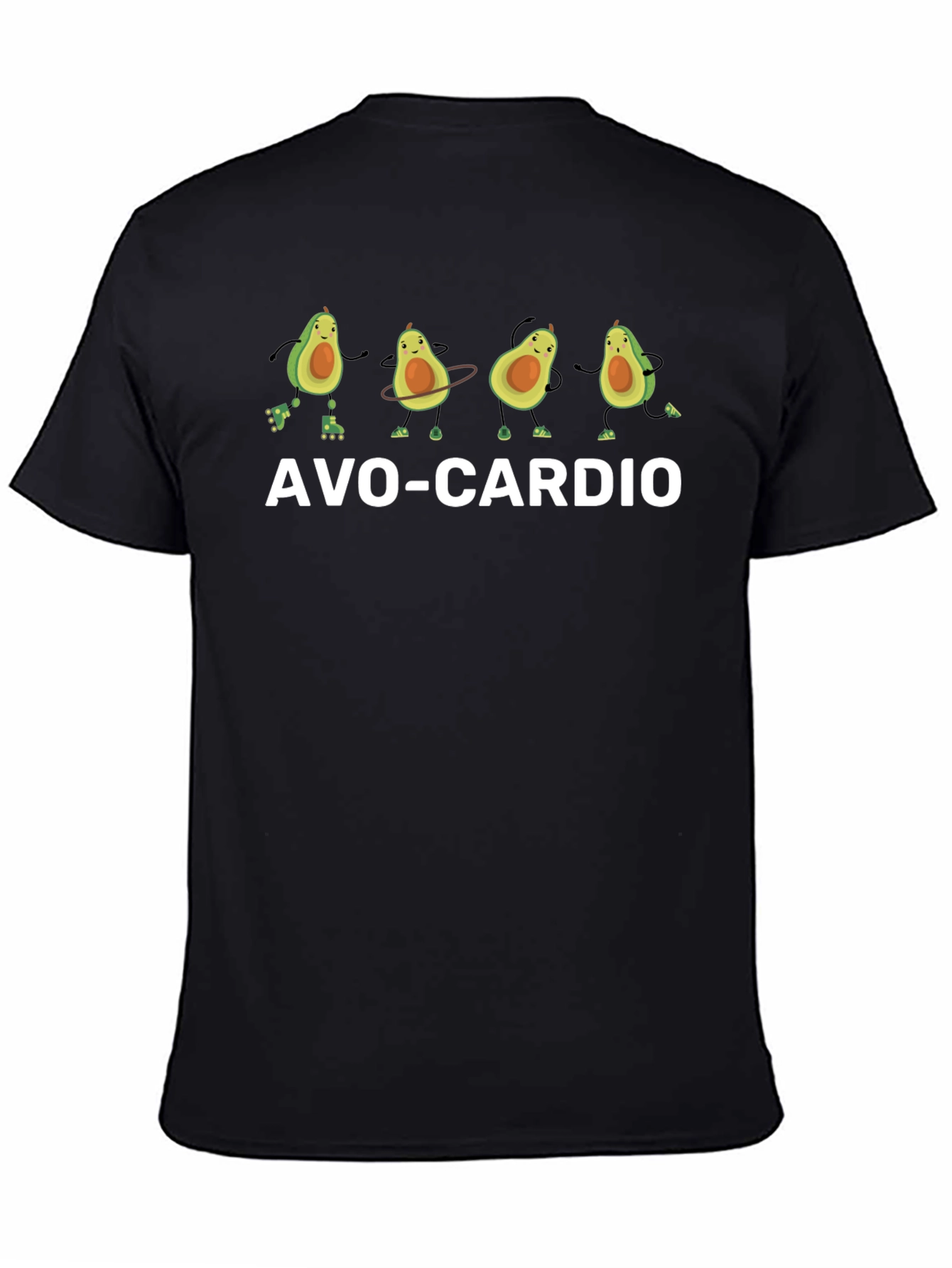 Avo-Cardio Black Graphic Tee