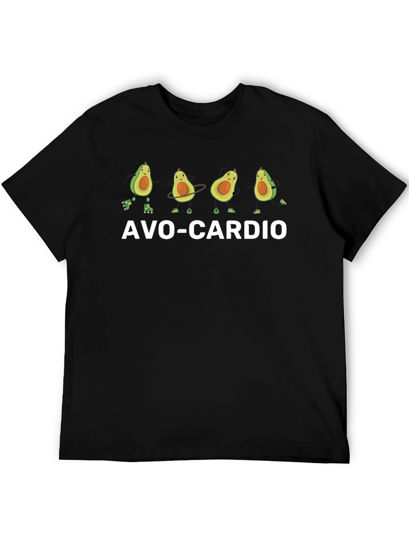 Avo-Cardio Black Graphic Tee