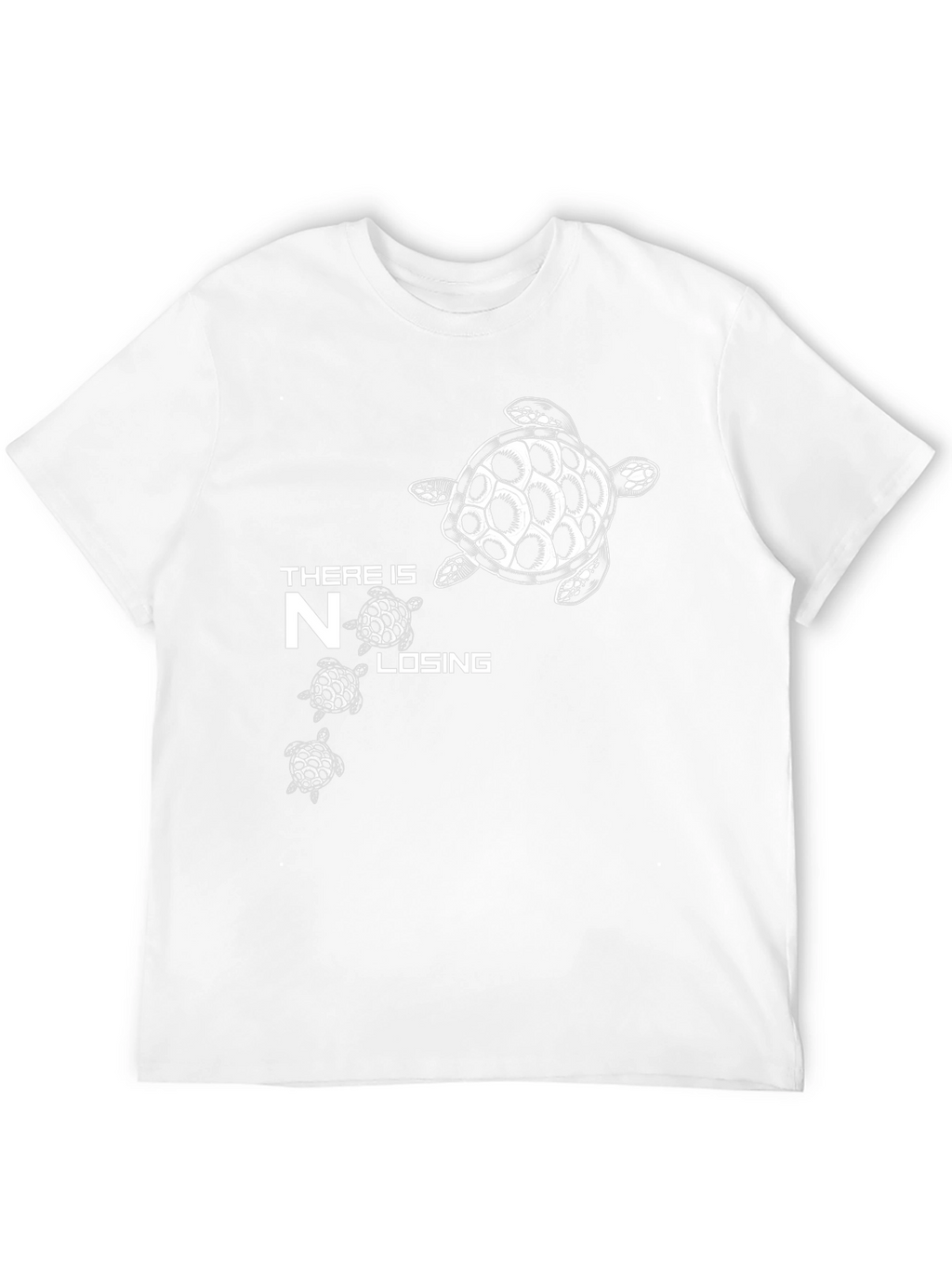 Turtle Graphic Tee: There Is No Losing