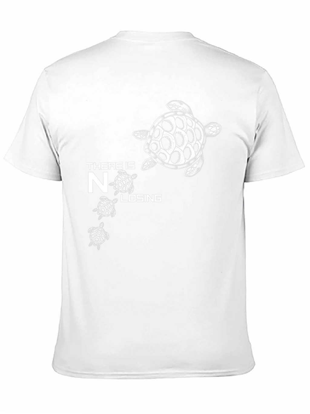 Turtle Graphic Tee: There Is No Losing