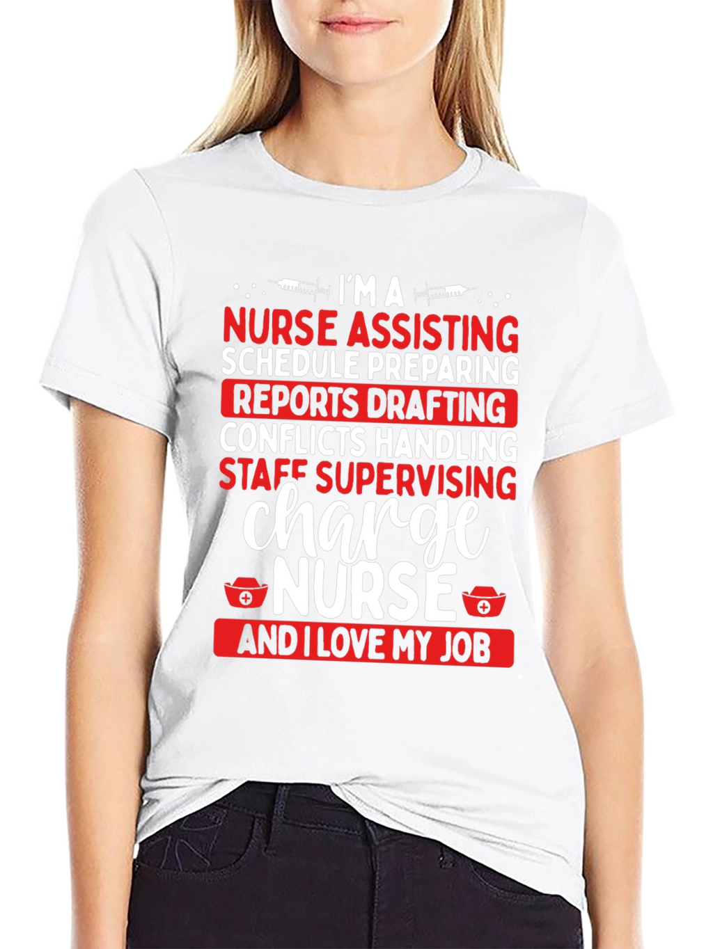 Charge Nurse T-Shirt - I Love My Job Tee