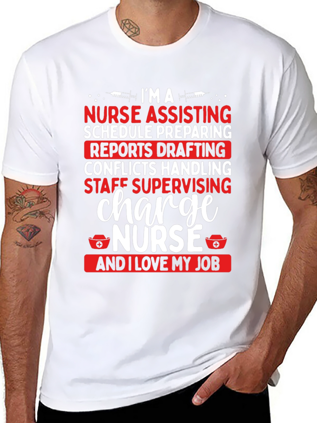 Charge Nurse T-Shirt - I Love My Job Tee