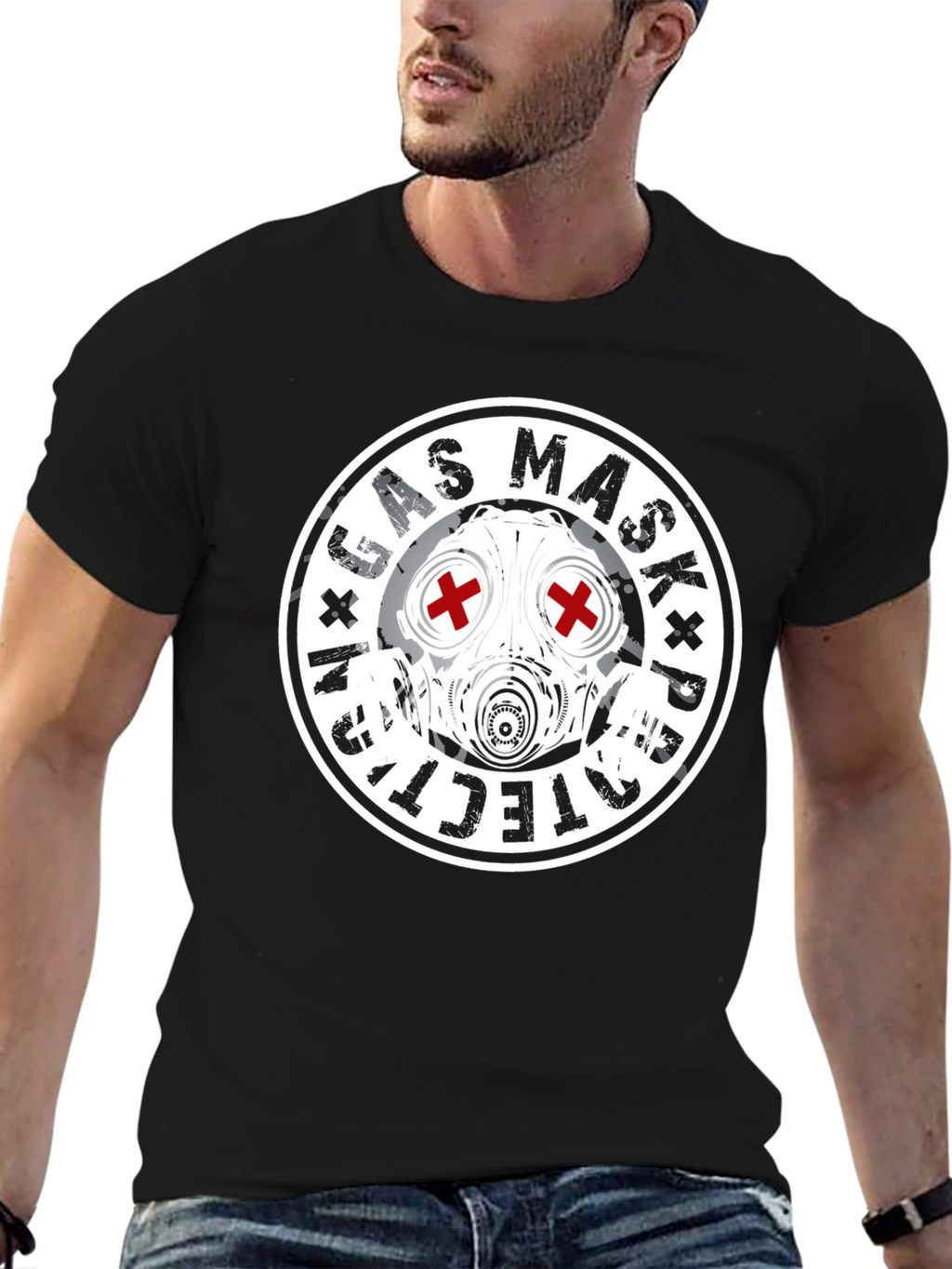 Gas Mask Protection Tee