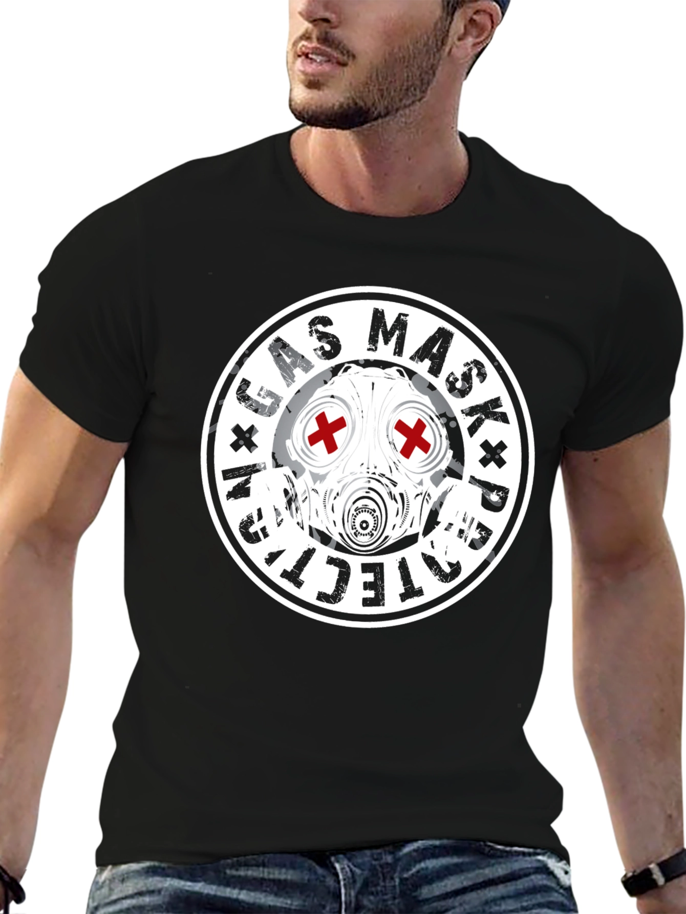 Gas Mask Protection Tee