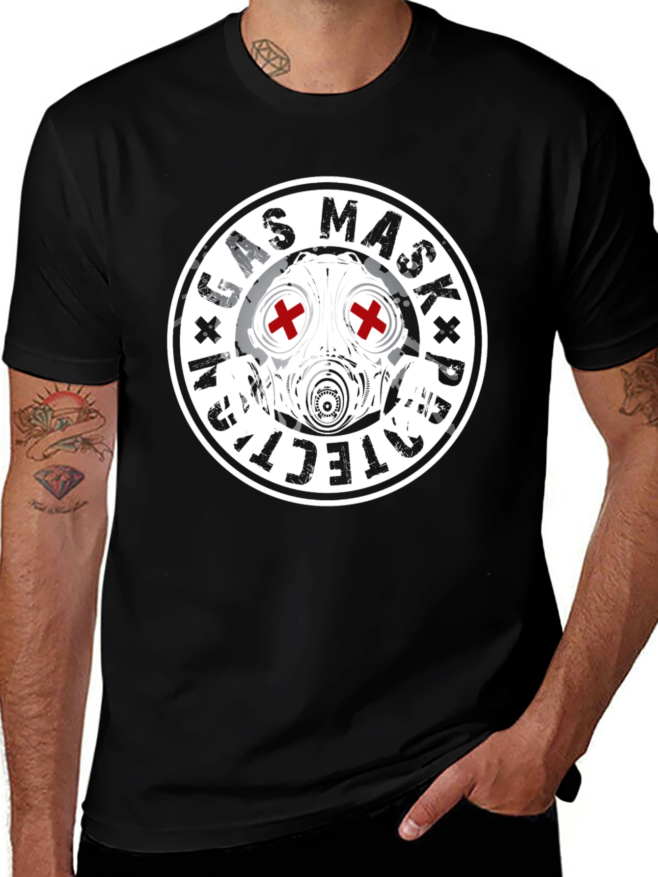 Gas Mask Protection Tee