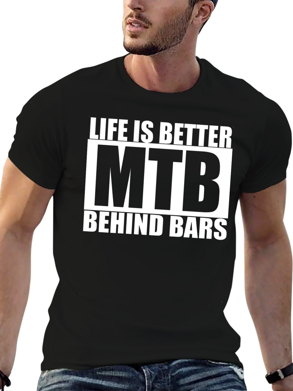 Life is Better MTB Behind Bars T-Shirt