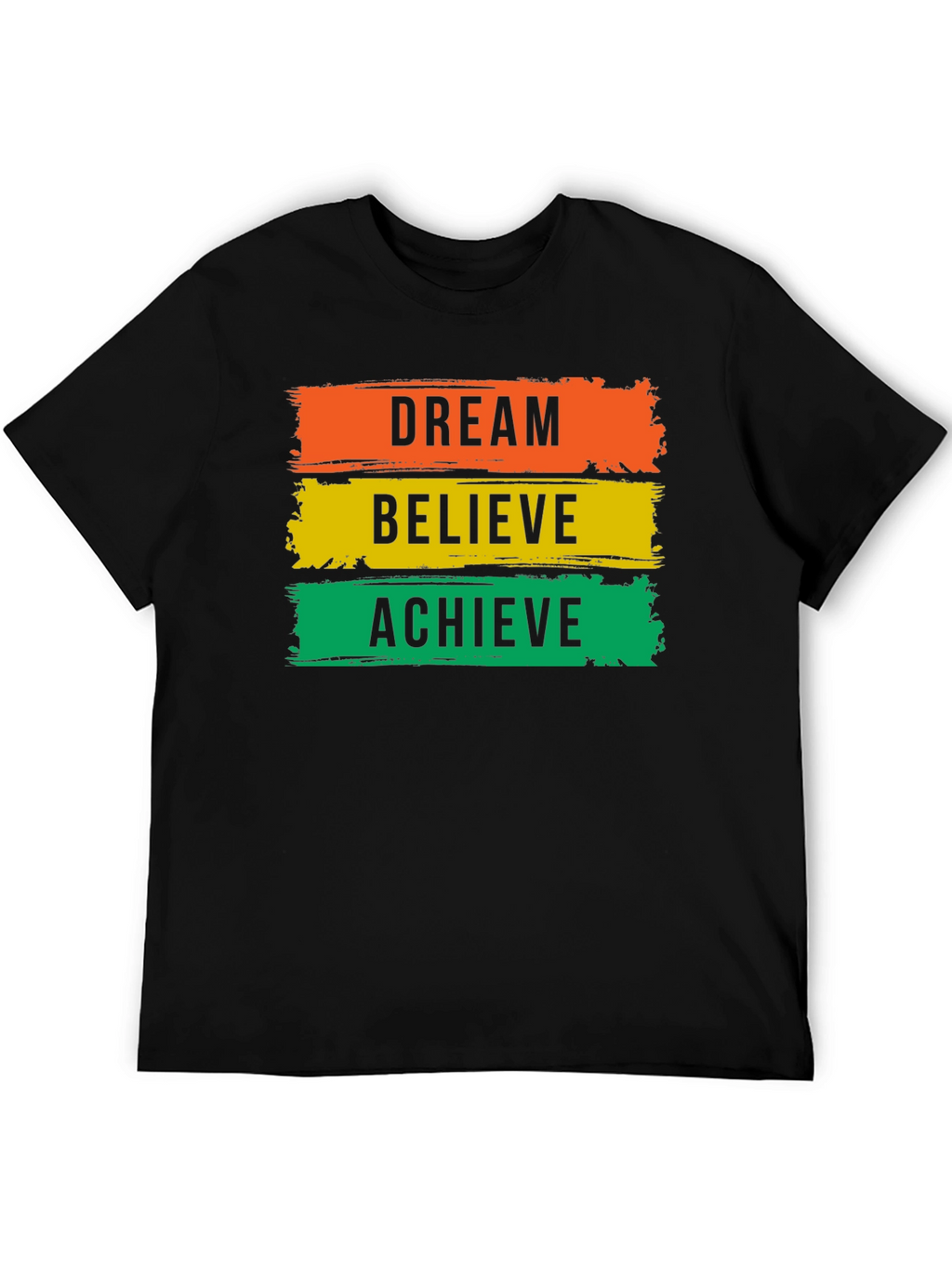 Dream Believe Achieve Graphic Tee - Inspirational T-Shirt